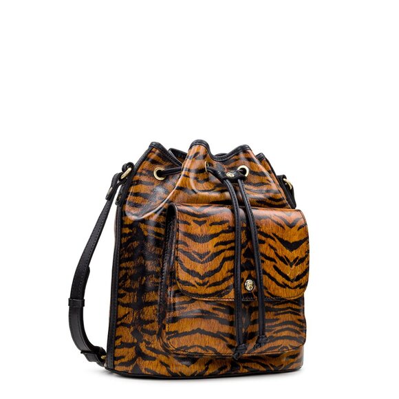 Patricia nash limited edition anniversary tiger bucket bag handbag with coin pur - Picture 2 of 5